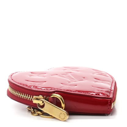Louis Vuitton Vernis Coeur Heart Coin Purse Pomme D'Amour 4 of 7