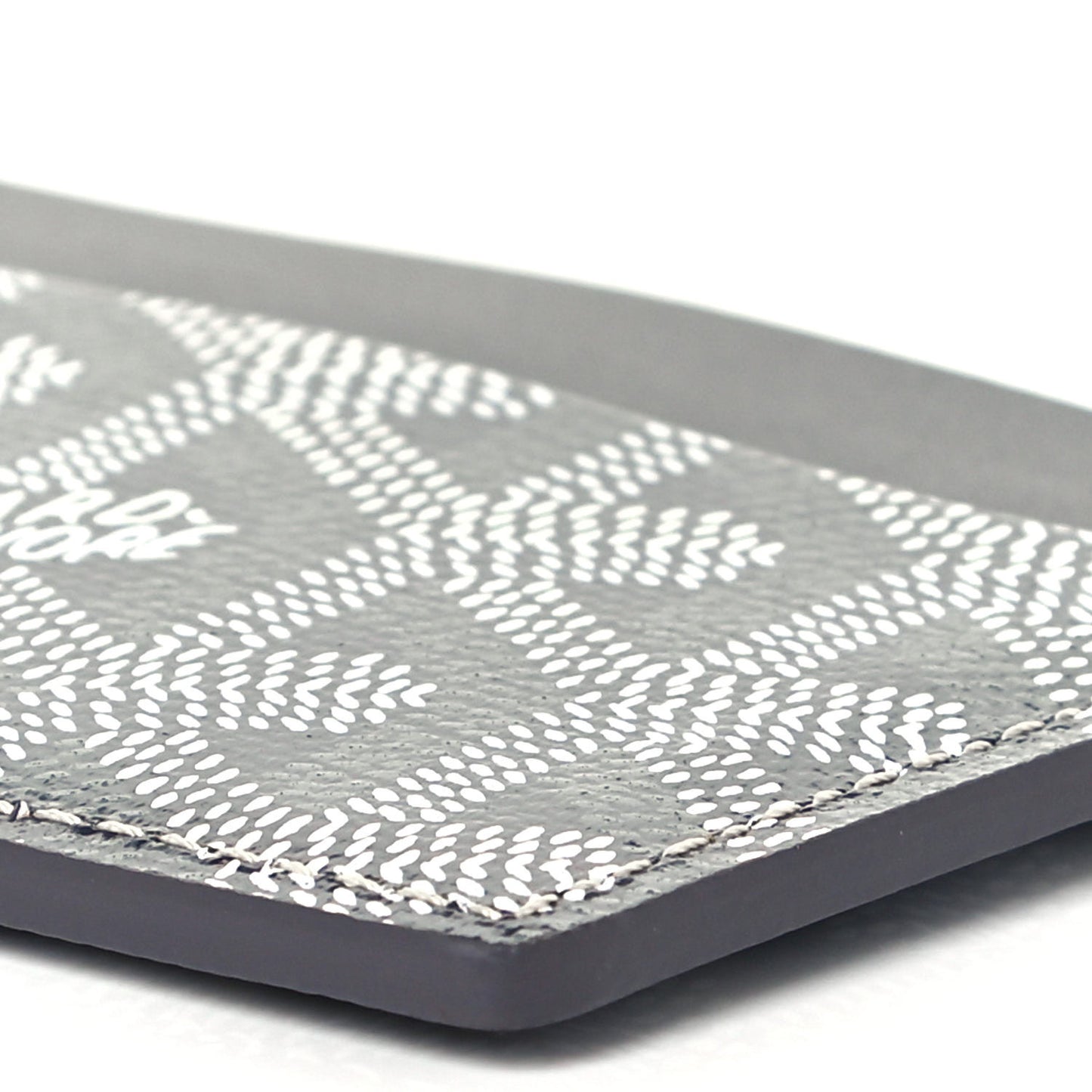 Goyardine Saint Sulpice Card Holder Grey