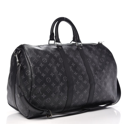 Louis Vuitton Monogram Eclipse Keepall Bandouliere 45 2 of 8