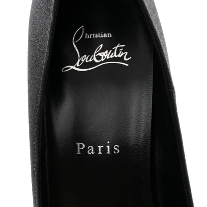 Christian Louboutin Mini Glitter So Kate 120 Pumps 39.5 Black 7 of 9
