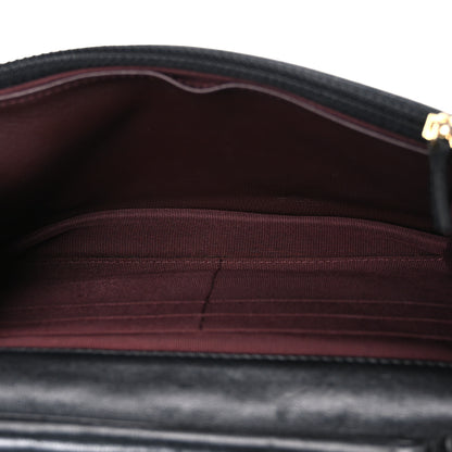 Chanel Lambskin Quilted Wallet On Chain WOC Black 5 of 13
