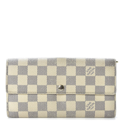 Louis Vuitton Damier Azur Sarah Wallet 1 of 6