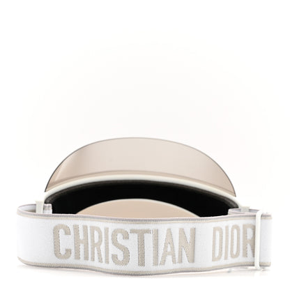Christian Dior Mirrored DiorClub1 Sun Visor White 6 of 9
