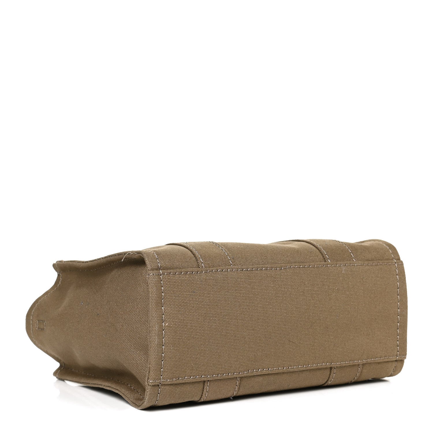 Marc Jacobs Cotton Canvas Mini The Traveler Tote Bag Slate Green 4 of 9