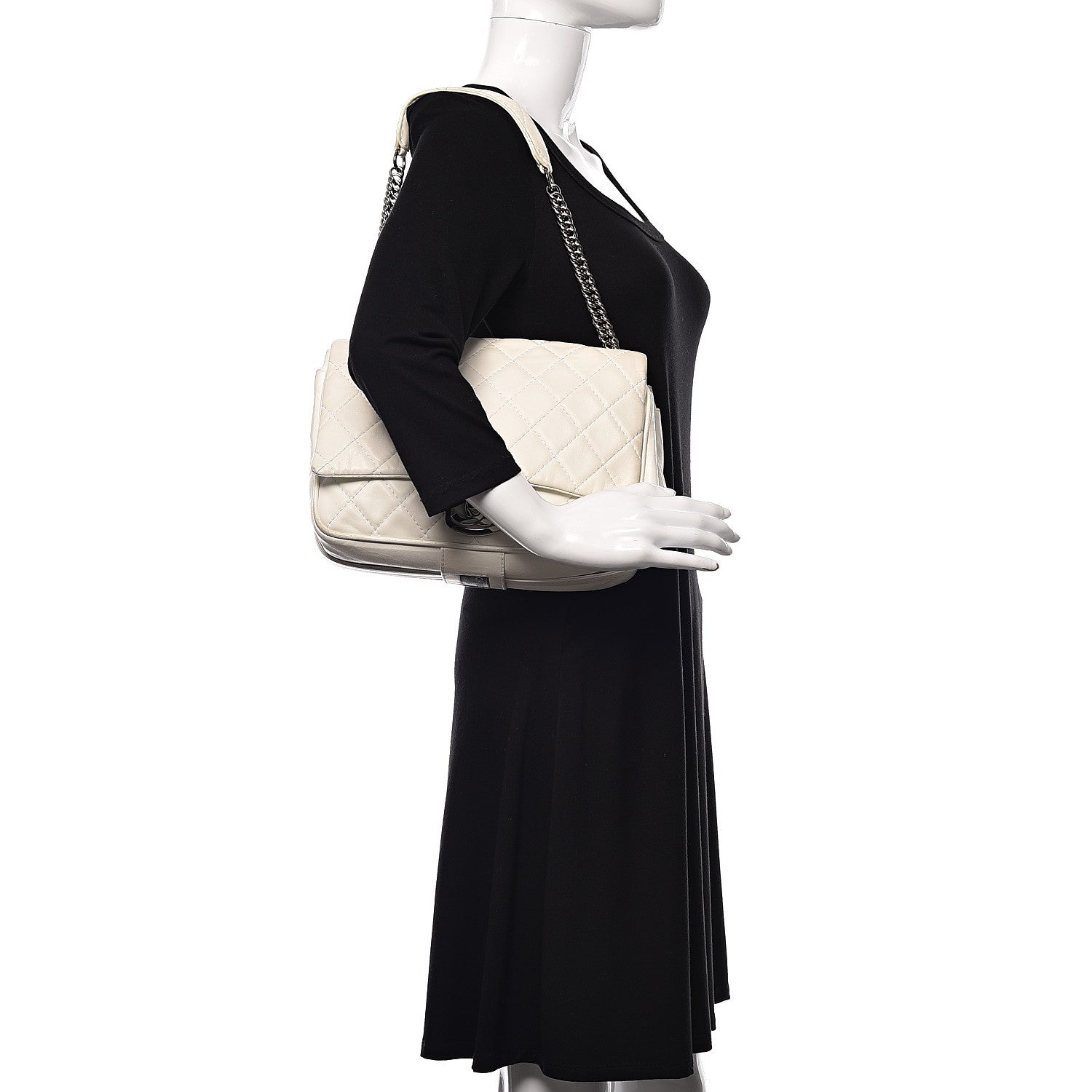 Chanel Lambskin Quilted Flap White 2 of 18