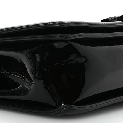 Chanel Patent Calfskin Quilted New Medium Plexiglass Boy Flap Black 10 of 15