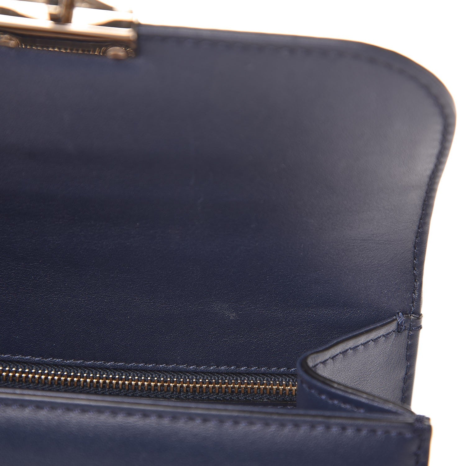 Valentino Garavani Vitello Small Glam Lock Rockstud Flap Marine 8 of 8