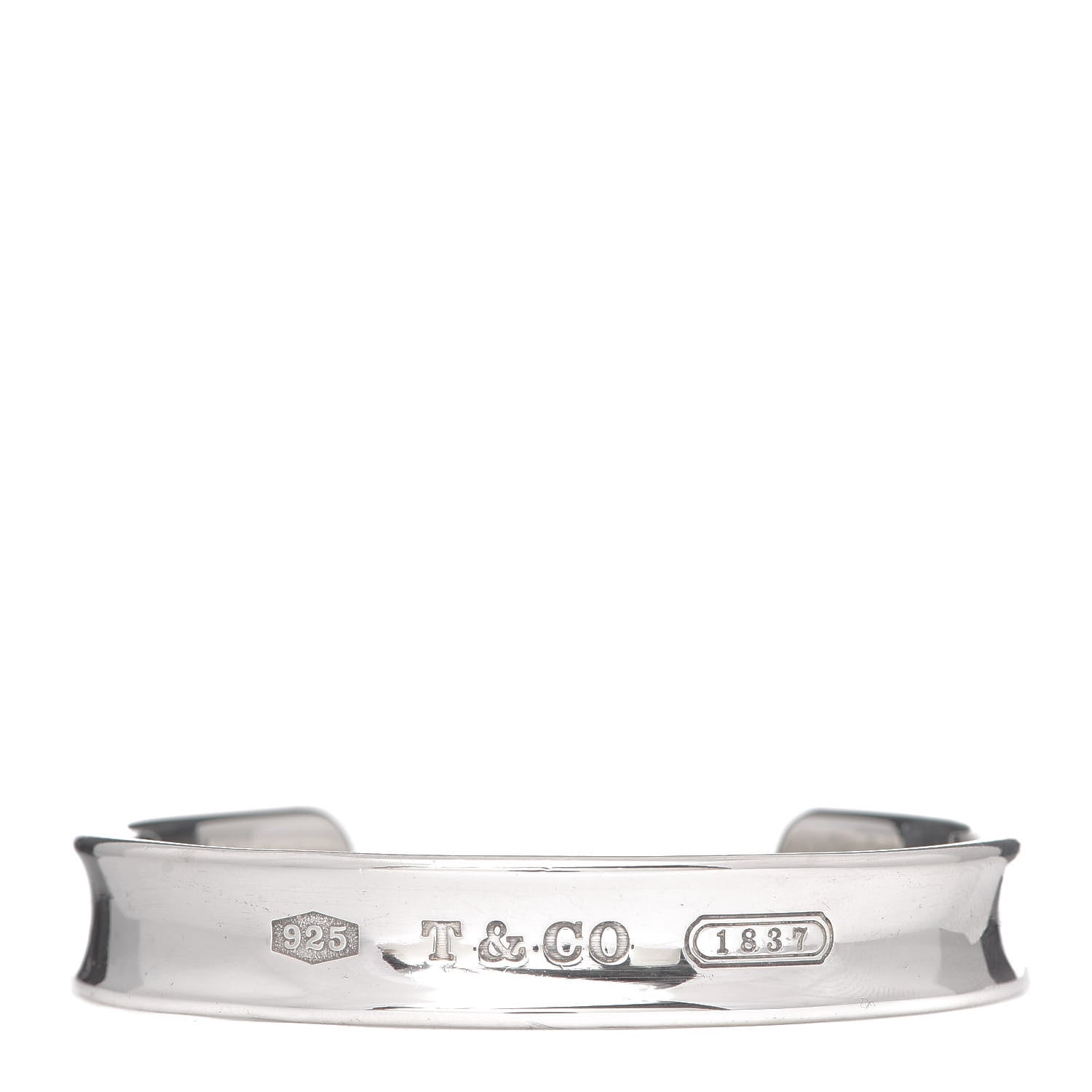 Tiffany Sterling Silver 1837 Cuff Bracelet 1 of 5