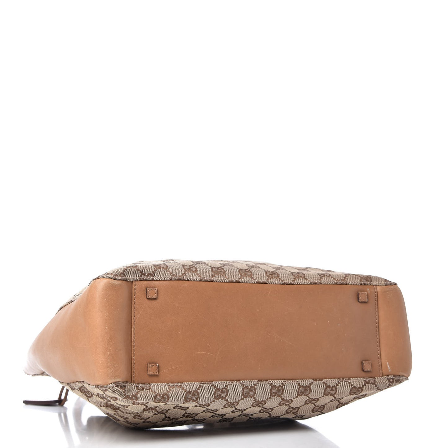 Monogram Calfskin Tote Brown