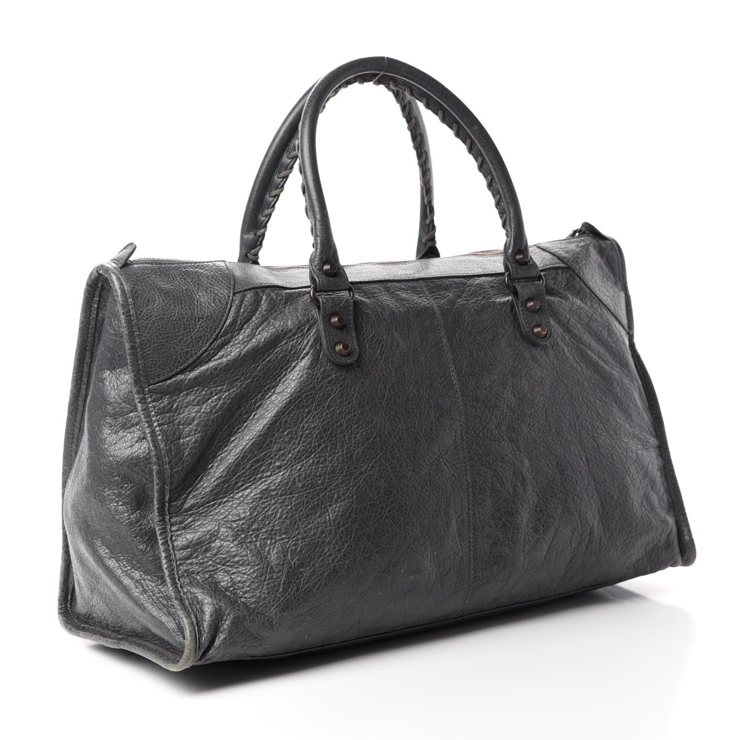 Balenciaga Agneau Classic Hardware Work Gris Tarmac 3 of 16