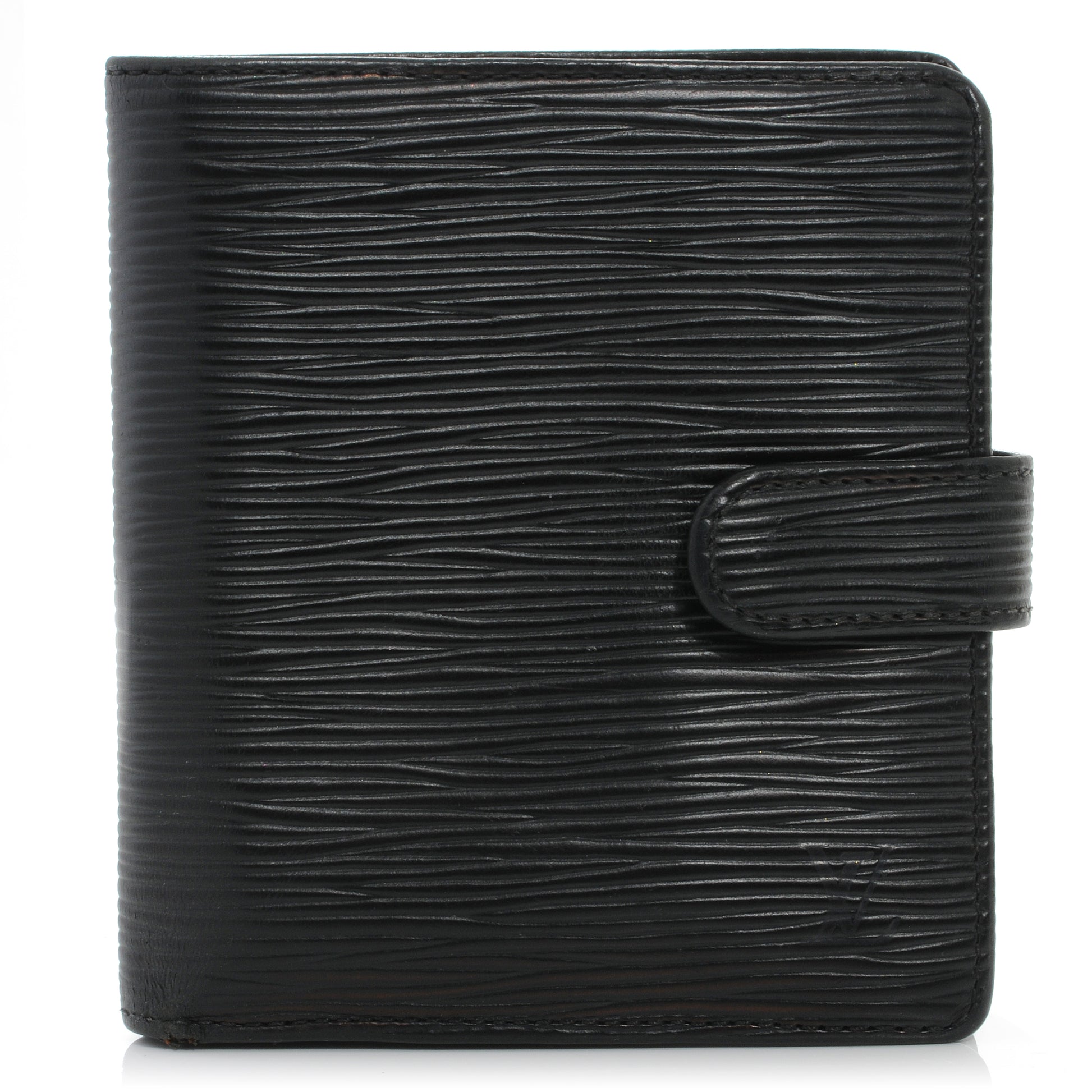 Louis Vuitton Epi Porte-Billets Compact Wallet Black 1 of 6
