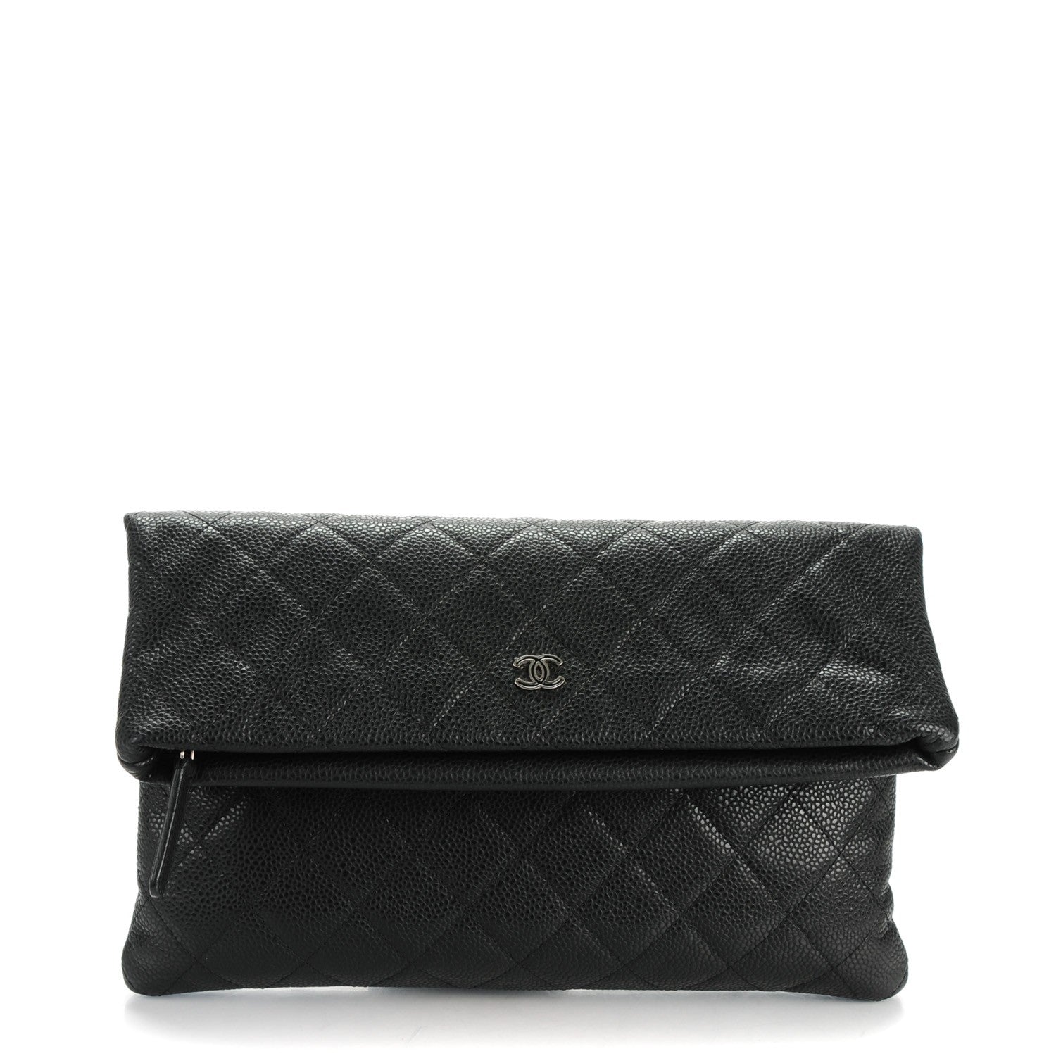 Chanel Caviar Quilted CC Beauty Clutch Black 1 of 8