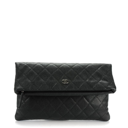 Chanel Caviar Quilted CC Beauty Clutch Black 1 of 8