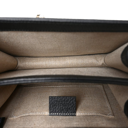 Gucci Dollar Calfskin Small Interlocking G Shoulder Bag Black Black 5 of 10