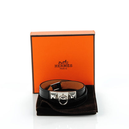 Hermes Box Rivale Double Tour Bracelet M Black 7 of 7