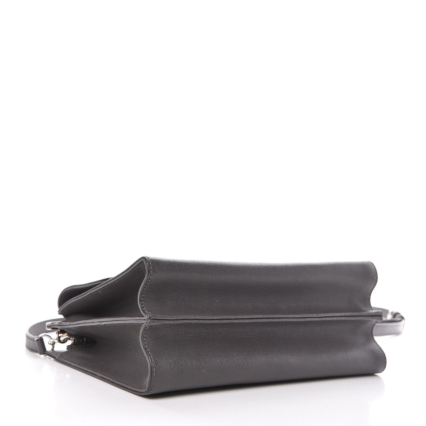 Vitello Elite Flamingo Demi Jour Shoulder Bag Grey