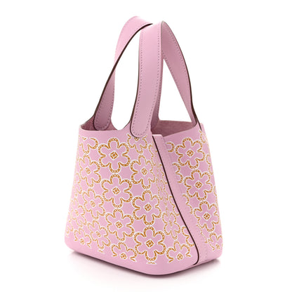 Hermes Swift Micro Lucky Daisy Picotin Lock Mauve Sylvestre 3 of 11