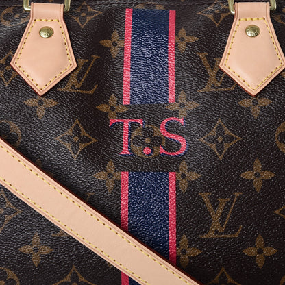 Louis Vuitton Monogram My LV Heritage Speedy Bandouliere 30 Marine Fuchsia 8 of 12