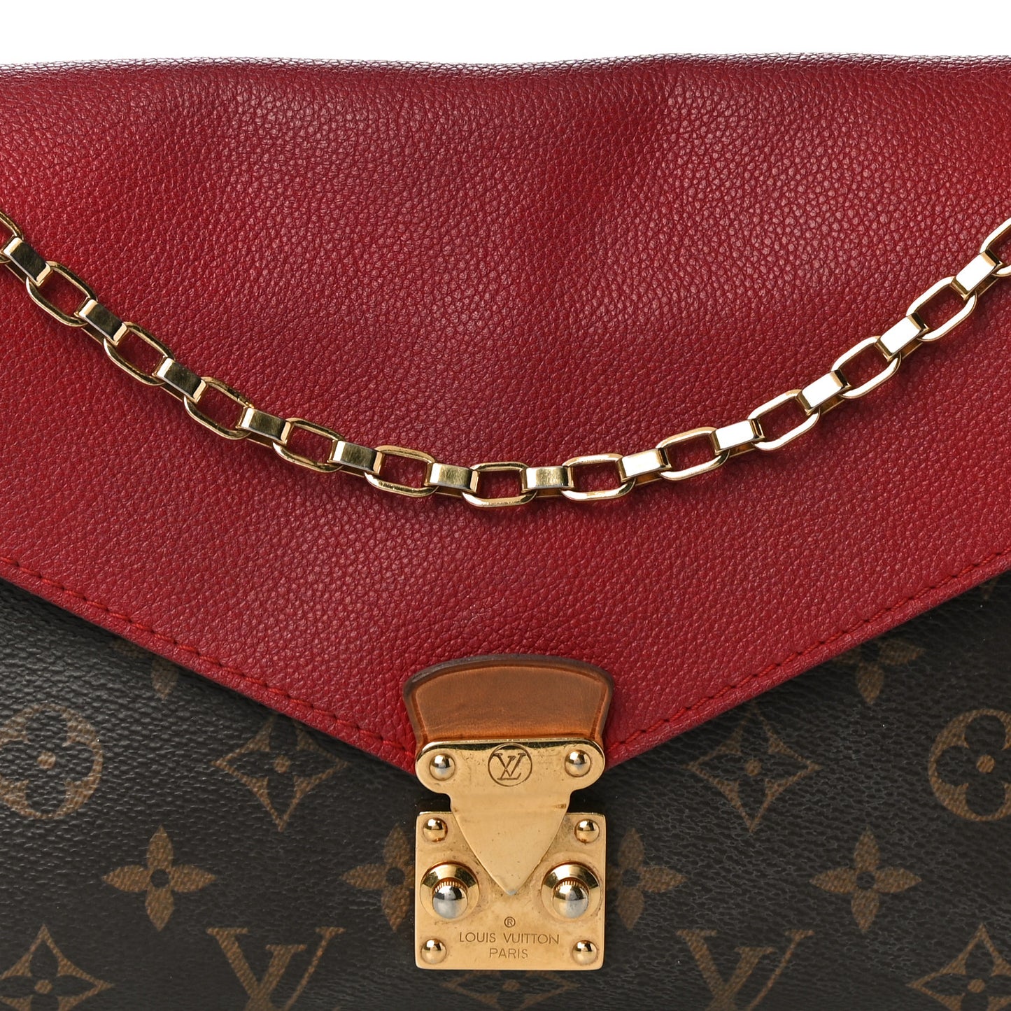 Monogram Pallas Chain Cherry