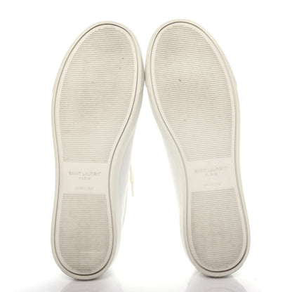Saint Laurent Calfskin Andy Low Top Sneakers 41 Mystic White 6 of 10