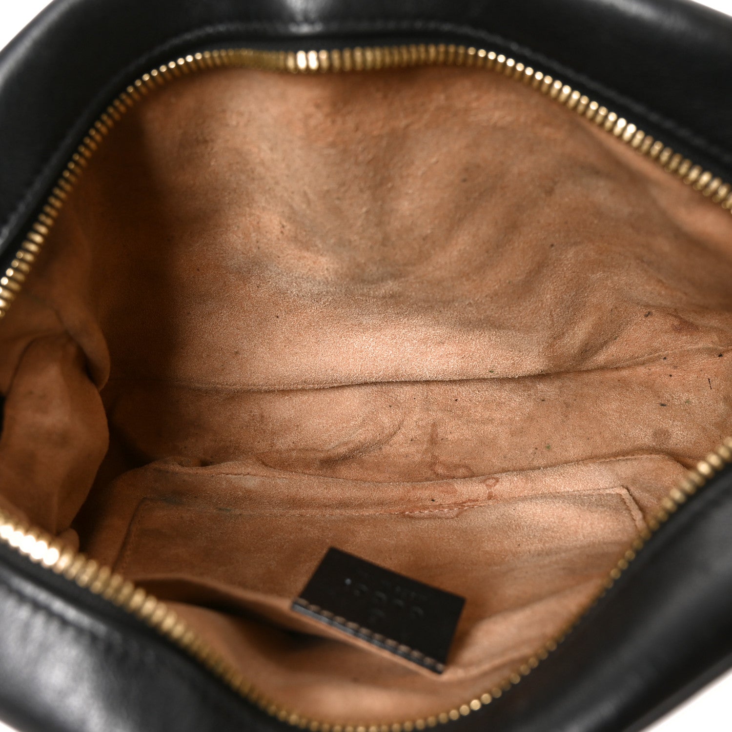 Gucci Monogram Matelasse Diagonal Small GG Marmont Chain Shoulder Bag Beige Black 5 of 11