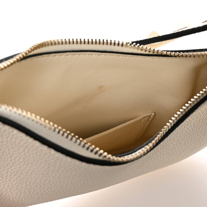 Valentino Garavani Grainy Calfskin Mini Rockstud Hobo Ivory 10 of 10