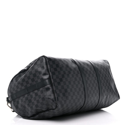 Louis Vuitton Damier Graphite Keepall Bandouliere 55 3 of 15