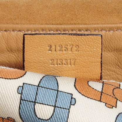 Gucci Guccissima Tribeca Messenger Bag Beige 7 of 7