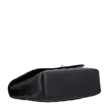 Chanel Caviar Quilted Jumbo Single Flap Black 4 of 10