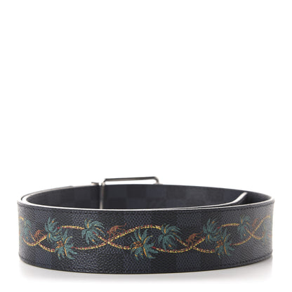Louis Vuitton Damier Cobalt Jungle 40mm Reversible Belt 85 34 4 of 8