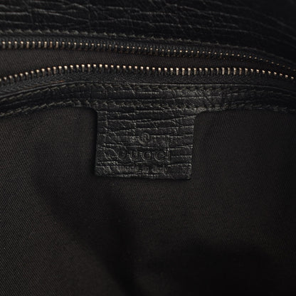Gucci Monogram Large Horsebit Chain Hobo Black 6 of 7