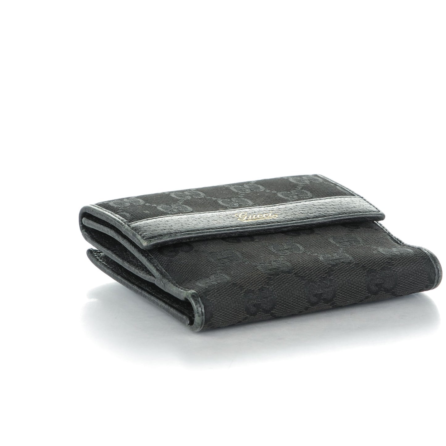 Monogram French Flap Wallet Black