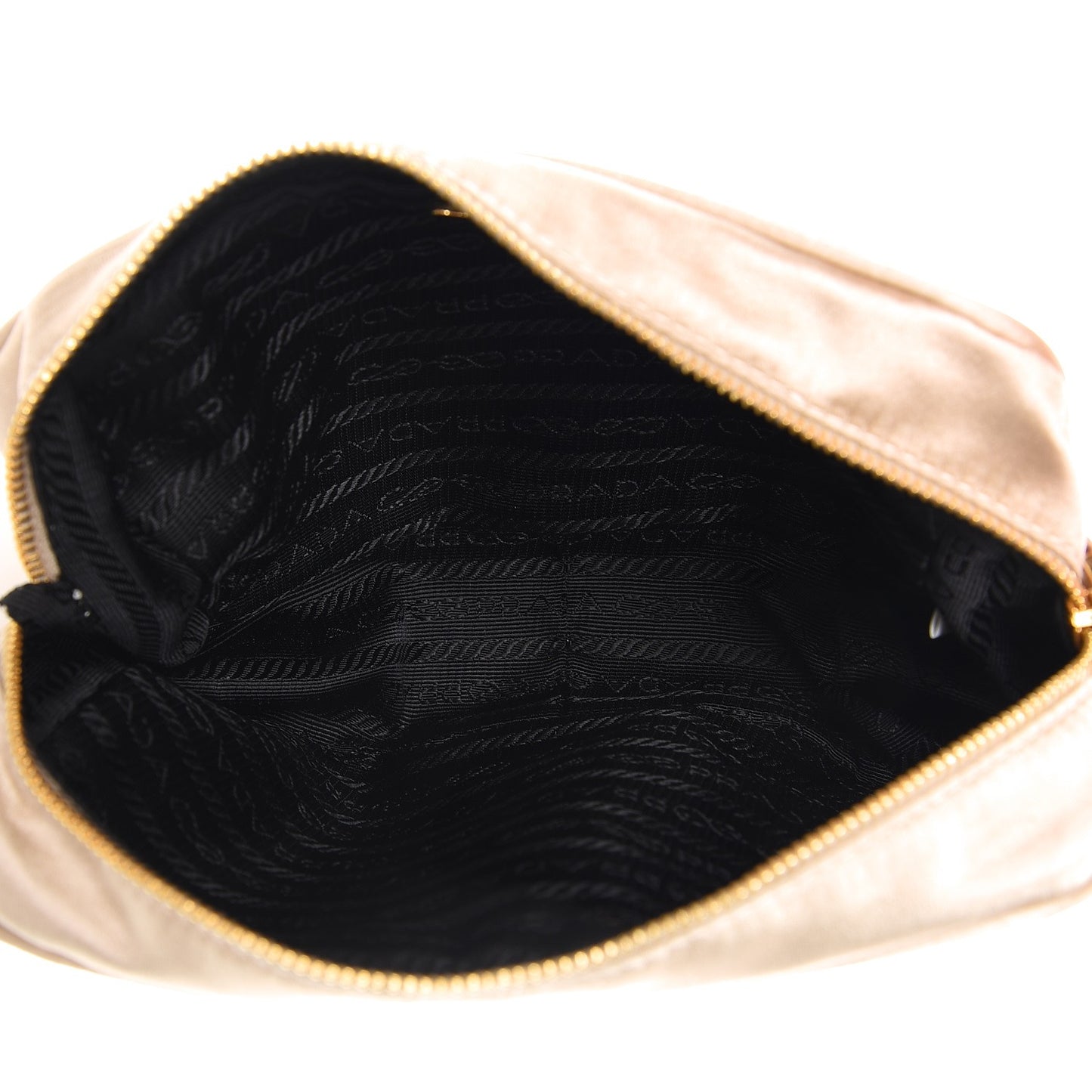 Satin Cosmetic Pouch Sabbia