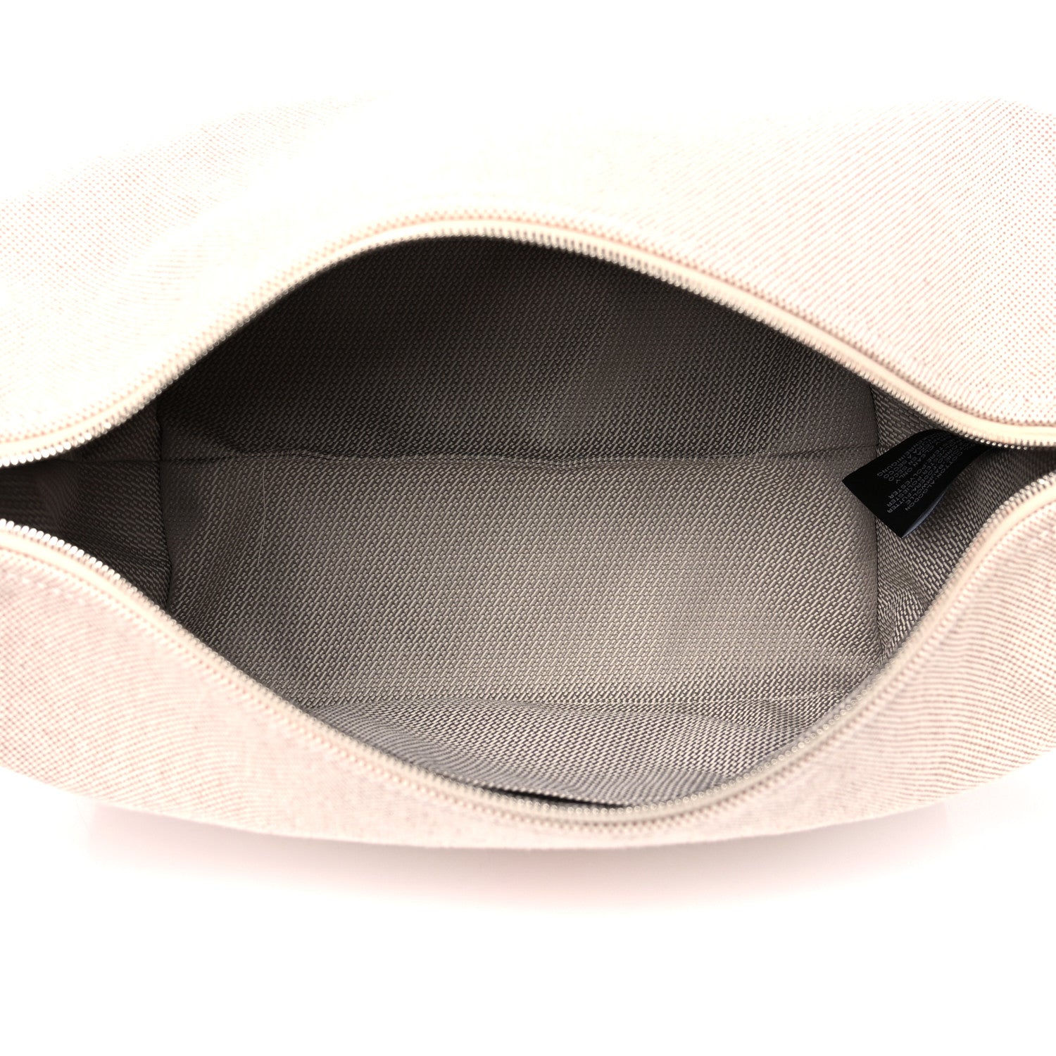 Hermes Canvas Large Bride-A-Brac Pouch Natural Orange 5 of 8