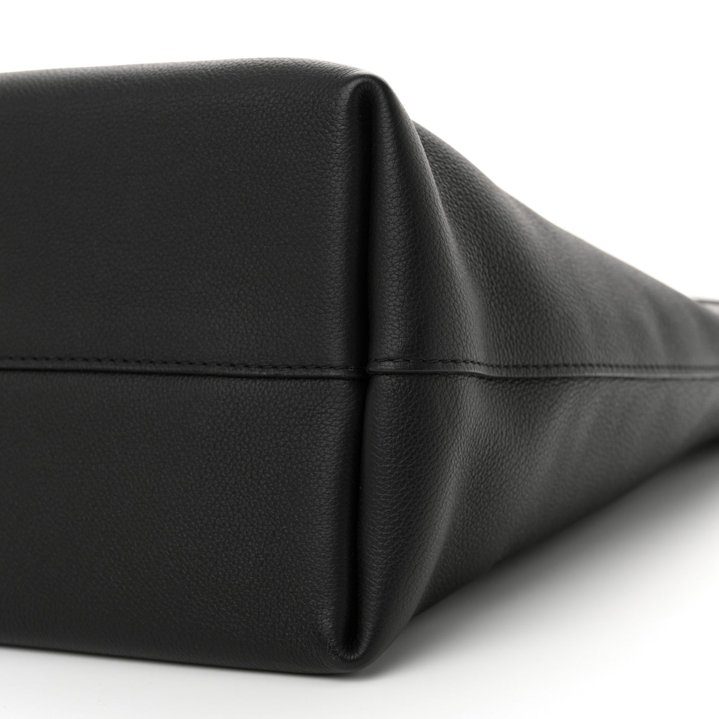 Calfskin Lockme Hobo Black