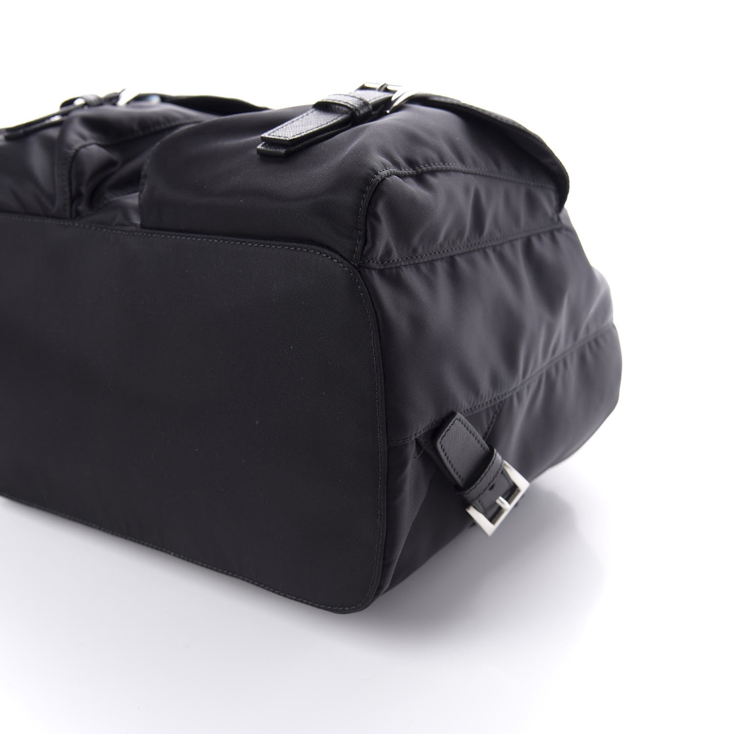 Prada Re-Nylon Saffiano Medium Backpack Black 9 of 10