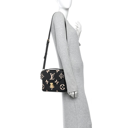 Louis Vuitton Empreinte Monogram Giant Pochette Metis Black Beige 2 of 12