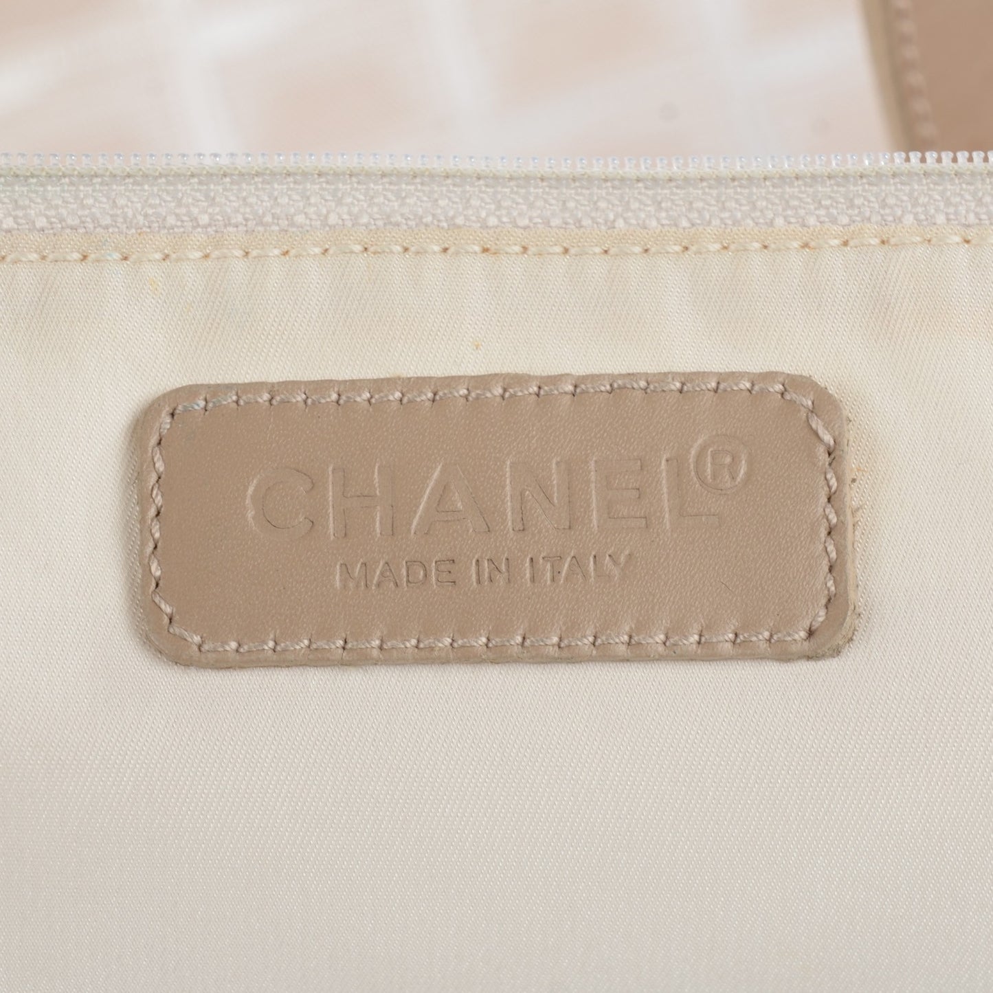 Nylon Medium Travel Tote Beige