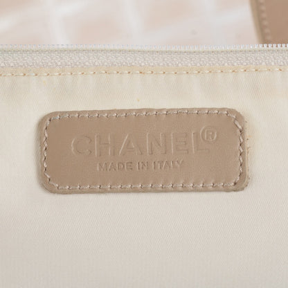 Chanel Nylon Medium Travel Tote Beige 6 of 8