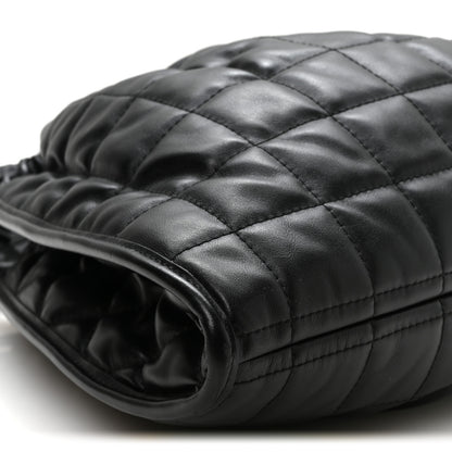 Gucci Calfskin Quilted Large Deco Tote Bag Black 9 of 10