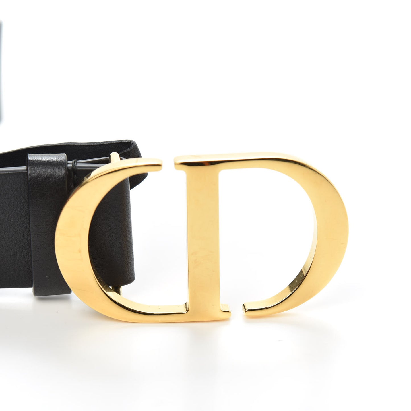 Calfskin CD Belt 85 Black
