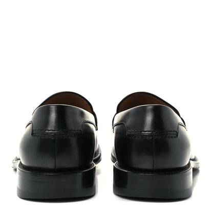 Louis Vuitton Calfskin Mens Tassle Loafers 8.5 Black 6 of 12