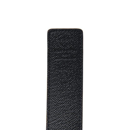 Louis Vuitton Calfskin Monogram 30mm LV Initiales Reversible Belt 85 34 Black 3 of 4
