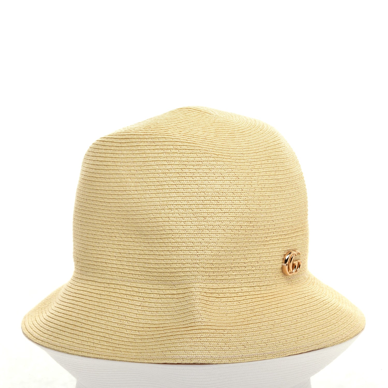 Gucci Raffia Double G Bucket Hat M Ivory 3 of 9