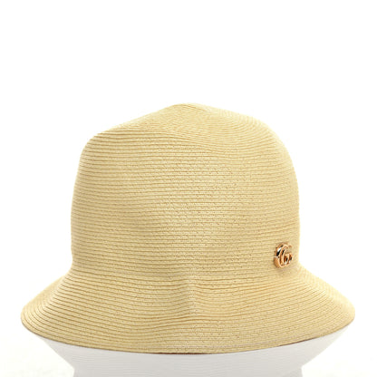 Gucci Raffia Double G Bucket Hat M Ivory 3 of 9