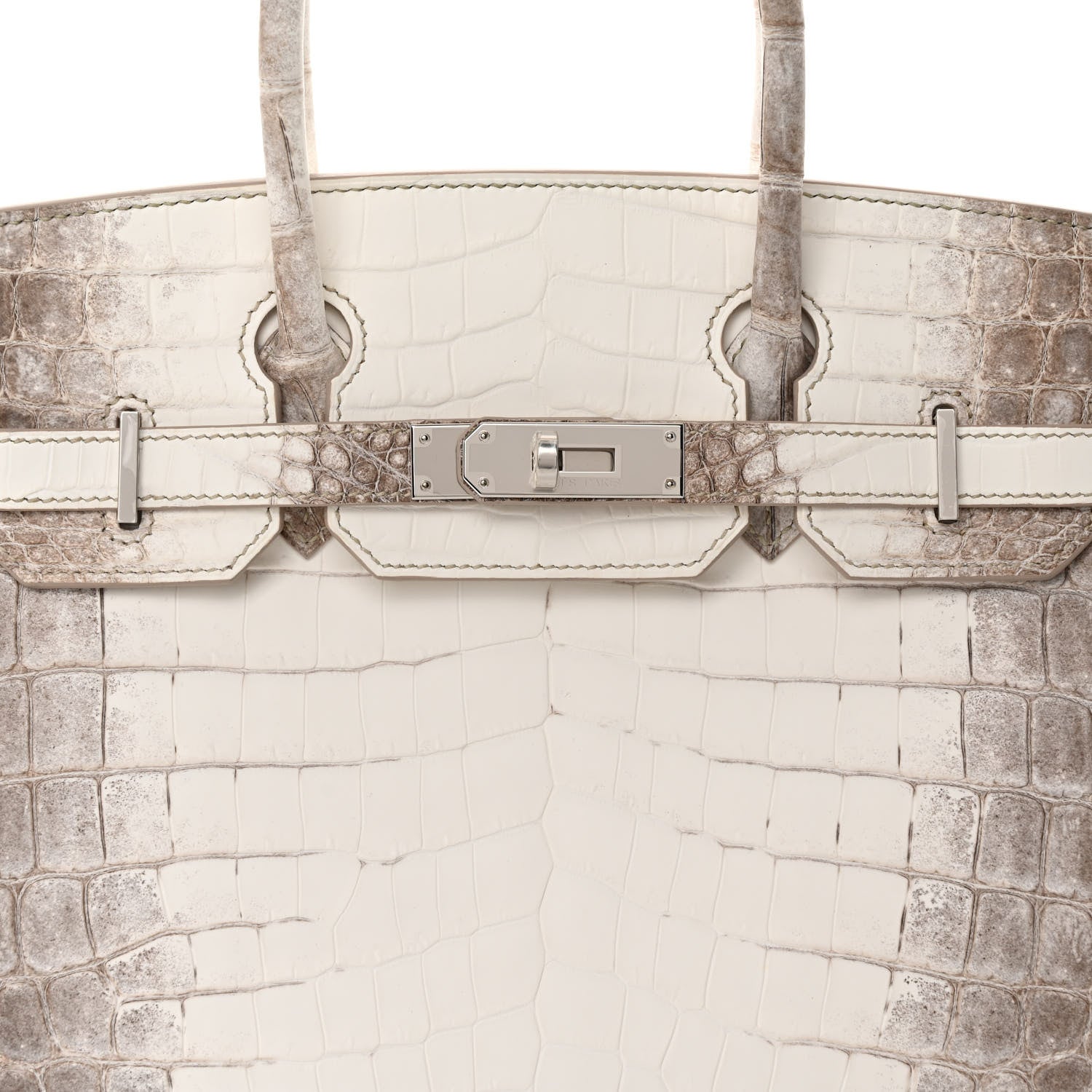 Hermes Matte Niloticus Crocodile Himalaya Birkin 30 Blanc 7 of 12