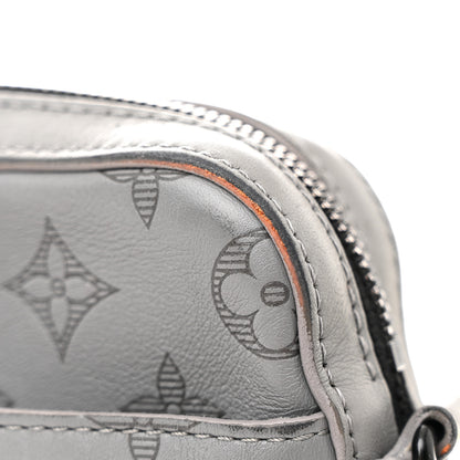 Louis Vuitton Calfskin Monogram Shadow Duo Messenger Anthracite Gray 10 of 11