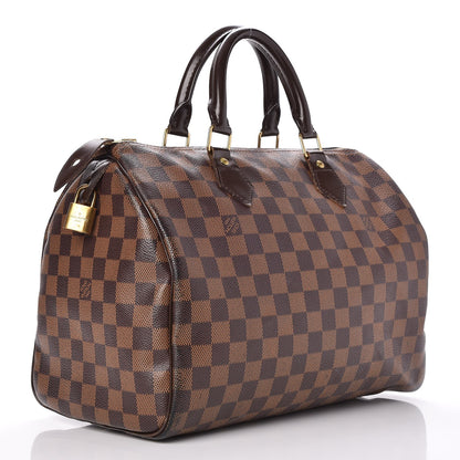 Louis Vuitton Damier Ebene Speedy 30 3 of 12