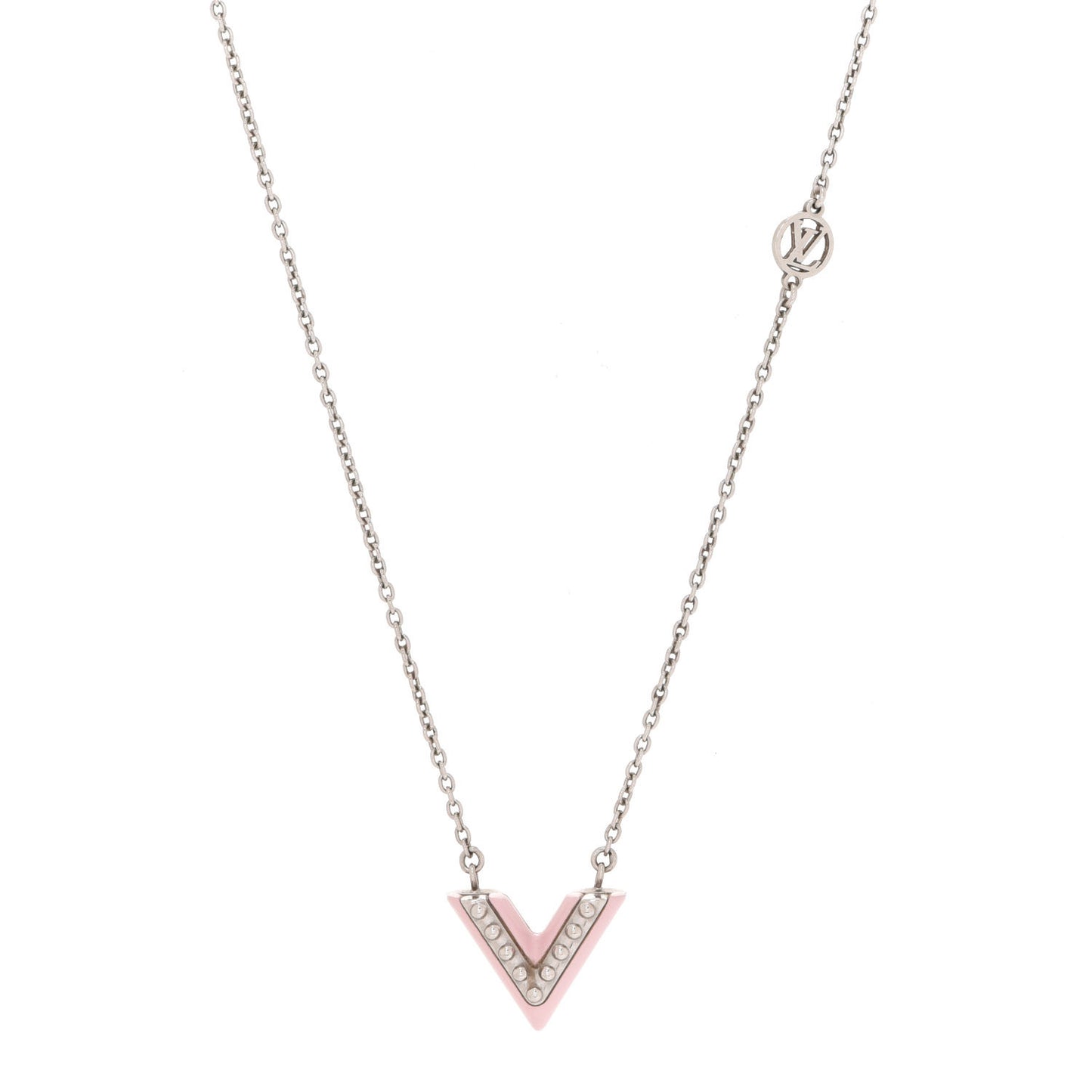 Essential V Necklace Rose Palla