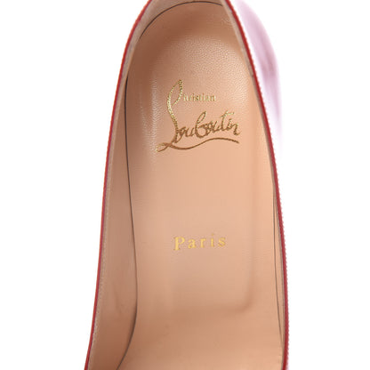 Christian Louboutin Patent Fifille 100 Pumps 39 Flamenco 7 of 9